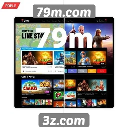 Evolução do design do 79m.com ao longo do tempo